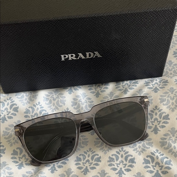 Prada Charcoal Designer Sunglasses - Picture 1 of 3